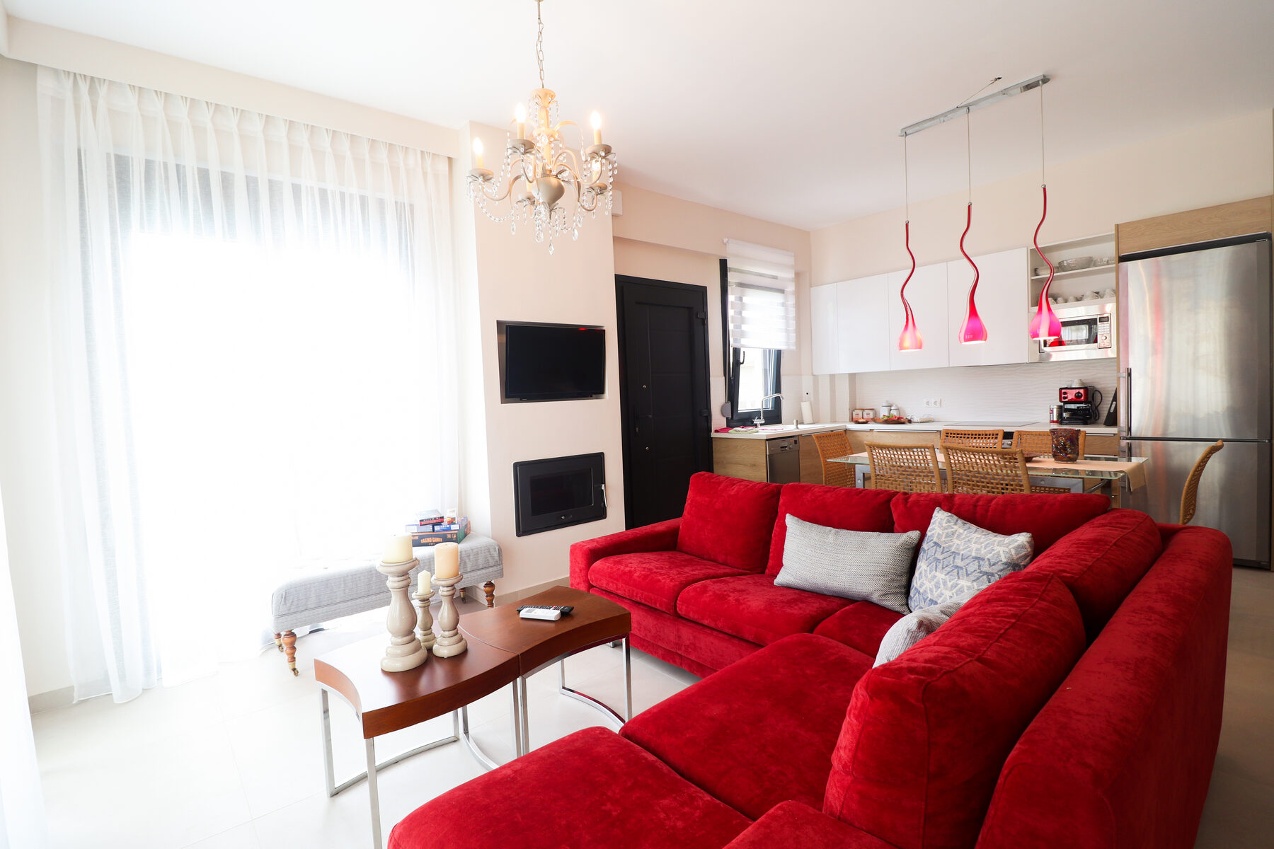 Living room seating area